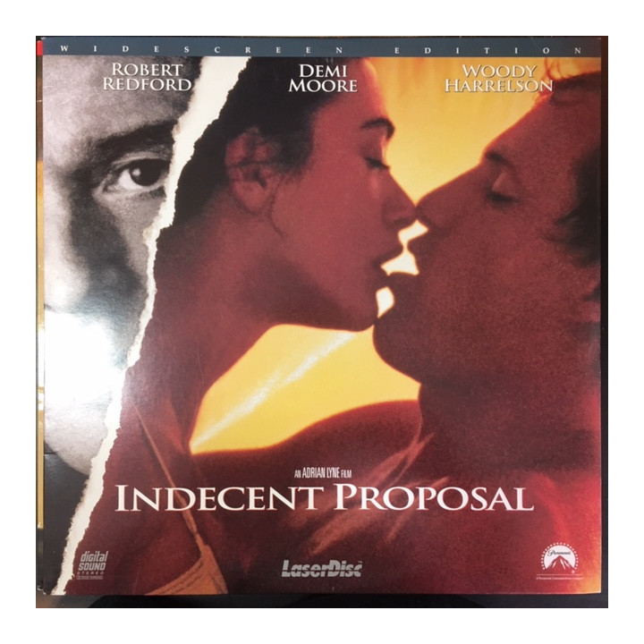 Indecent Proposal LaserDisc (VG+/VG+) -draama-