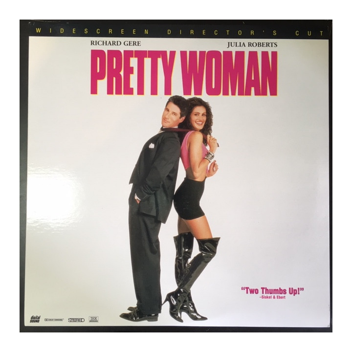 Pretty Woman (director's cut) LaserDisc (VG+-M-/M-) -komedia/draama-