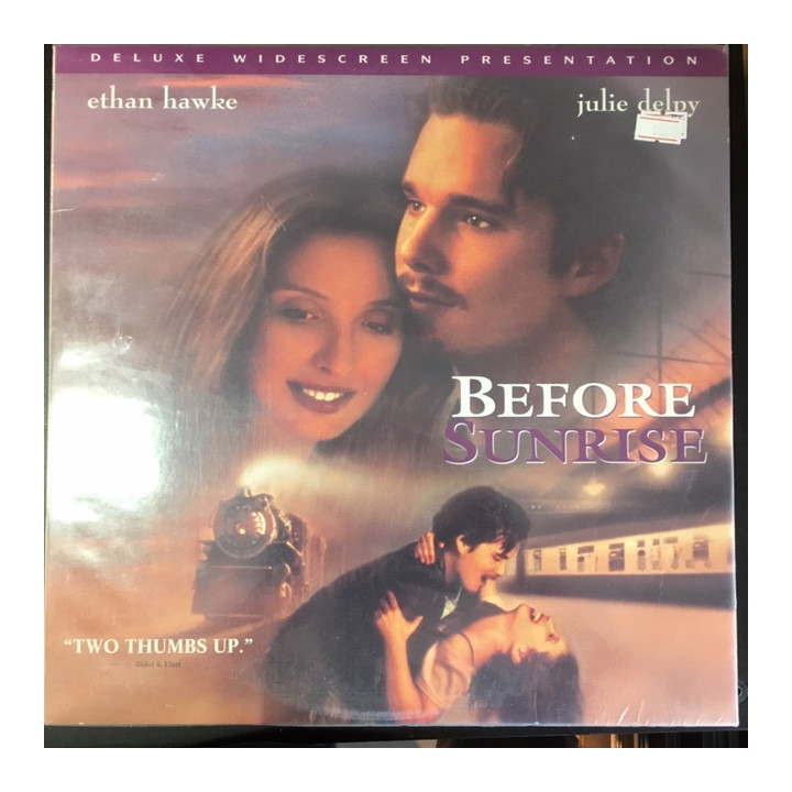 Before Sunrise LaserDisc (VG-VG+/VG+) -draama-