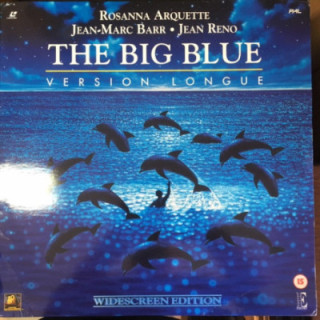Big Blue (version longue) LaserDisc (VG+-M-/VG+) -draama-