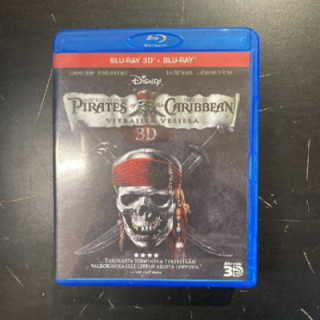 Pirates Of The Caribbean - Vierailla vesillä Blu-ray 3D+Blu-ray (M-/M-) -seikkailu-
