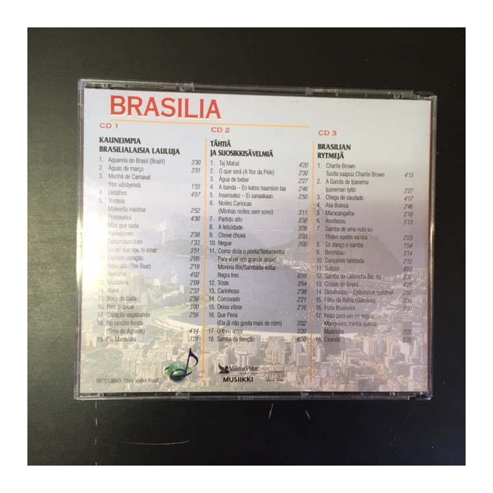 V/A - Musiikki kiertää maailmaa (Brasilia) 3CD (VG+-M-/M-)
