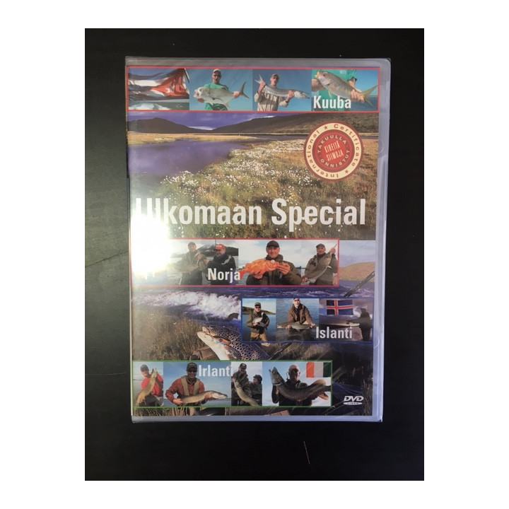 Kireitä siimoja - Ulkomaan special DVD (avaamaton) -kalastus-
