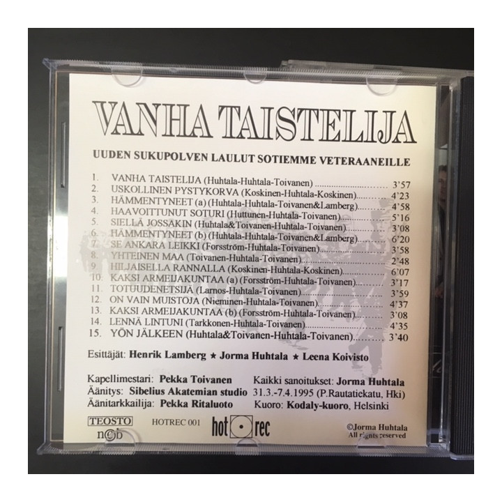 V/A - Vanha taistelija CD (M-/M-)