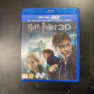 Harry Potter ja kuoleman varjelukset osa 1 Blu-ray 3D+Blu-ray (M-/M-) -seikkailu-
