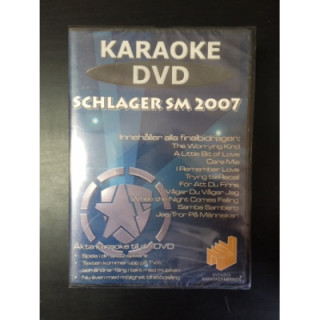 Svenska Karaokefabriken - Schlager SM 2007 DVD (avaamaton) -karaoke-