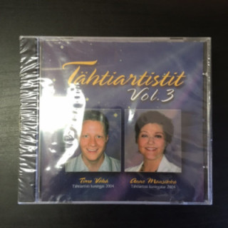 Timo Vähä / Anne Mansikka / Eila & Paroonit - Tähtiartistit Vol.3 CDS (M-/M-) -iskelmä-