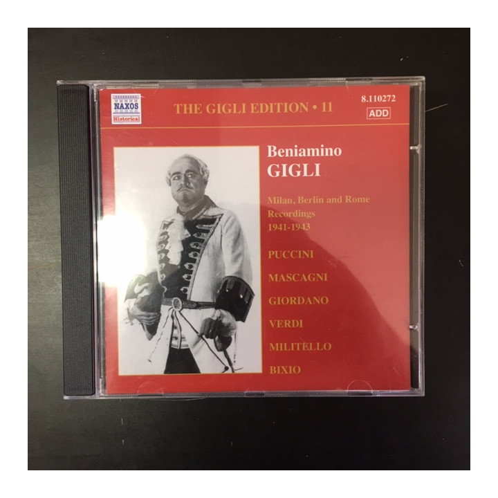 Beniamino Gigli - Gigli Edition Vol.11 CD (M-/M-) -klassinen-