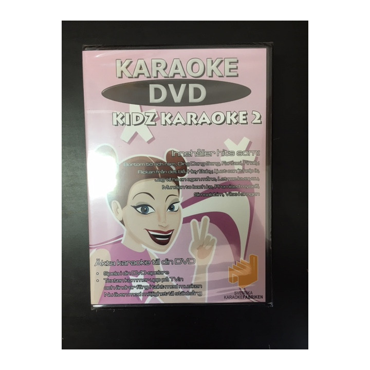 Svenska Karaokefabriken - Kidz Karaoke 2 DVD (avaamaton) -karaoke-