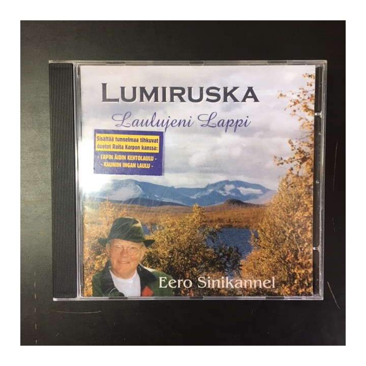 Eero Sinikannel - Lumiruska (Laulujeni Lappi) CD (VG/M-) -iskelmä-