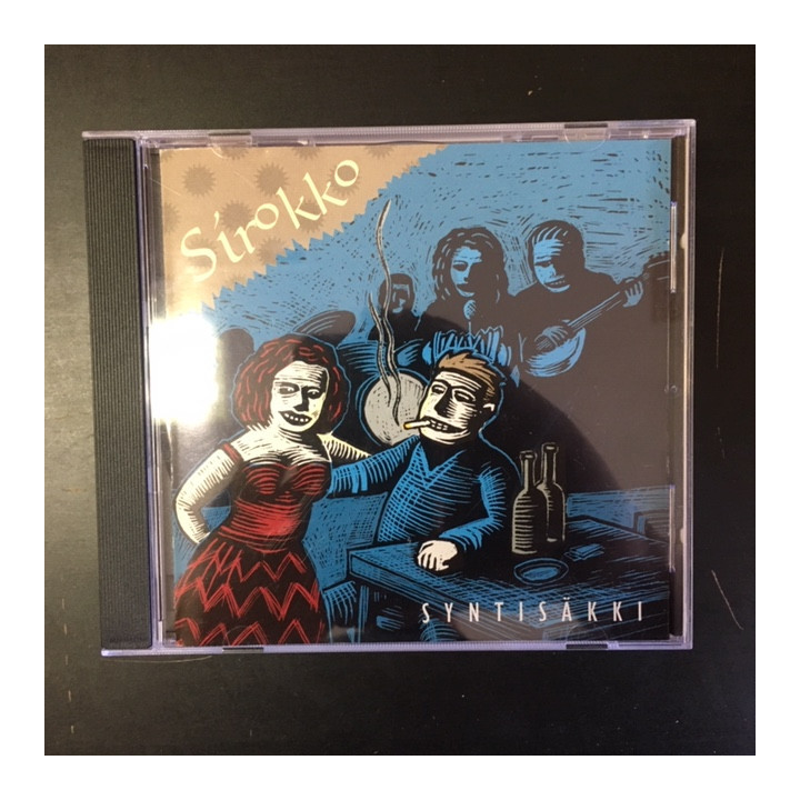 Sirokko - Syntisäkki CD (VG+/VG+) -folk rock-