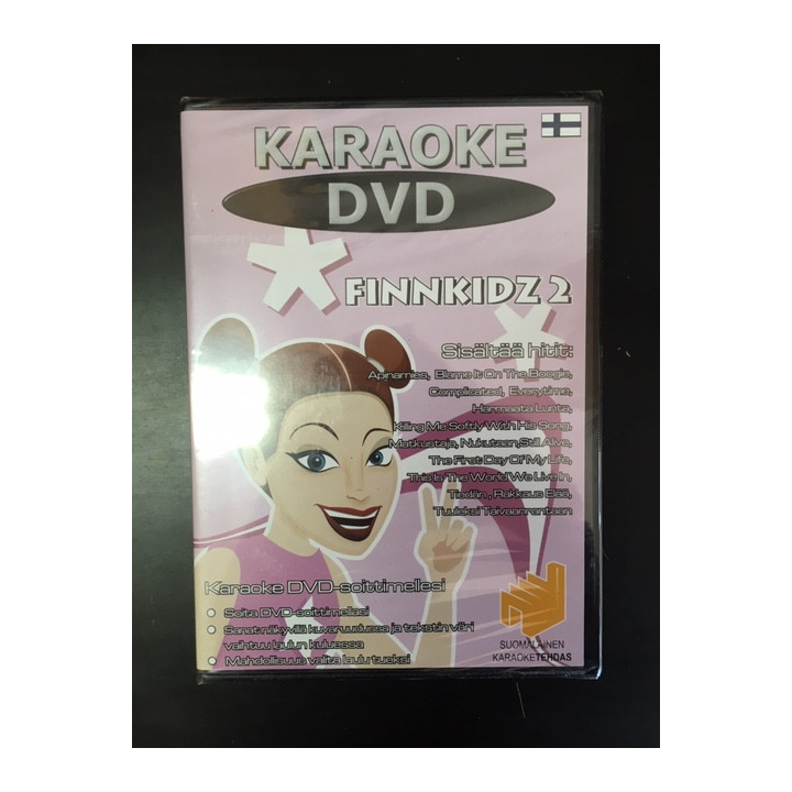 Suomalainen Karaoketehdas - Finnkidz 2 DVD (avaamaton) -karaoke-