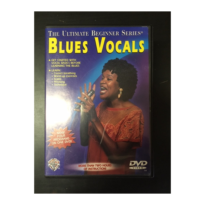 Ultimate Beginner Series - Blues Vocals DVD (VG/M-) -opetus dvd- (R0 NTSC/ei suomenkielistä tekstitystä)