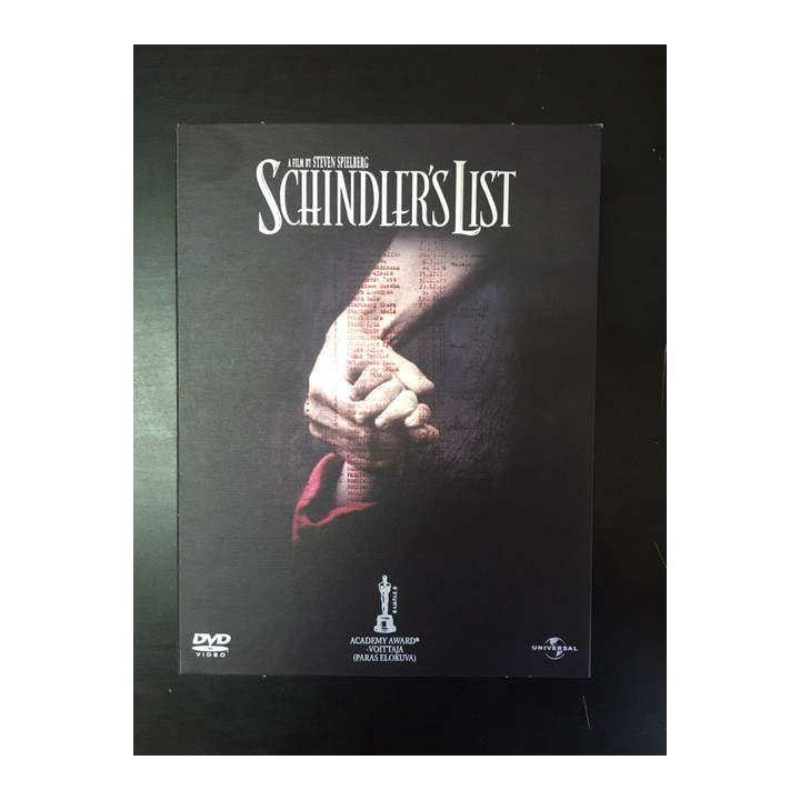 Schindlerin lista (10-vuotis juhlajulkaisu) 2DVD (VG+-M-/M-) -draama-