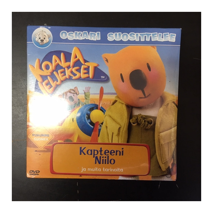 Koalaveljekset - Kapteeni Niilo DVD leffapokkari (avaamaton) -animaatio-