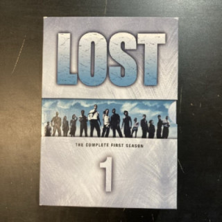 Lost - Kausi 1 7DVD (VG+/M-) -tv-sarja-