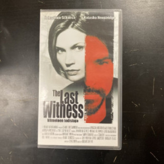 Last Witness - viimeinen todistaja VHS (VG+/M-) -toiminta/jännitys-