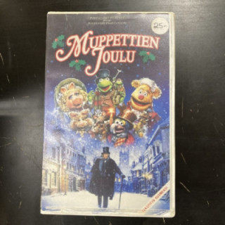 Muppettien joulu VHS (VG+/VG) -lastenelokuva-