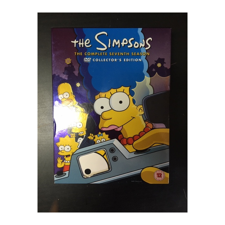 Simpsonit - Kausi 7 4DVD (M-/VG+) -tv-sarja-