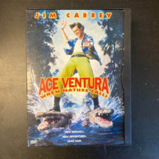 Ace Ventura - Luonto kutsuu DVD (VG+/VG+) -komedia-