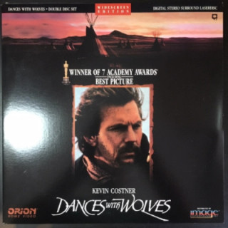 Dancing With Wolves LaserDisc (VG-VG+/VG+) -western/draama-