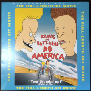 Beavis & Butt-Head Do America LaserDisc (VG/VG+) -komedia-