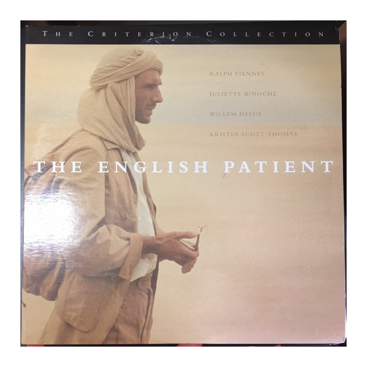 English Patient (criterion collection) LaserDisc (VG+-M-/VG+) -draama-