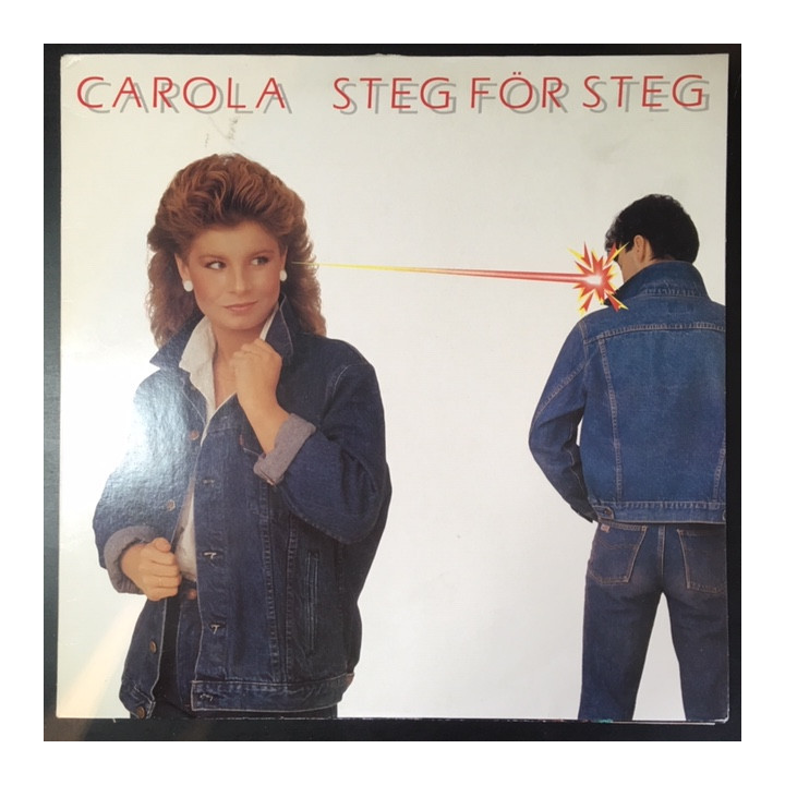 Carola - Steg för steg LP (VG+-M-/VG+) -pop-