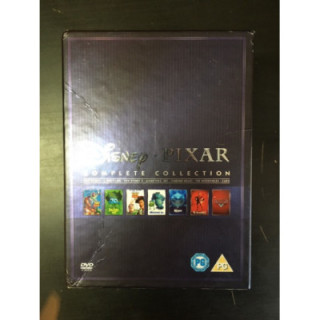 Pixar - The Complete Collection 12DVD (VG+-M-/VG) -animaatio- (ei suomenkielistä tekstitystä)