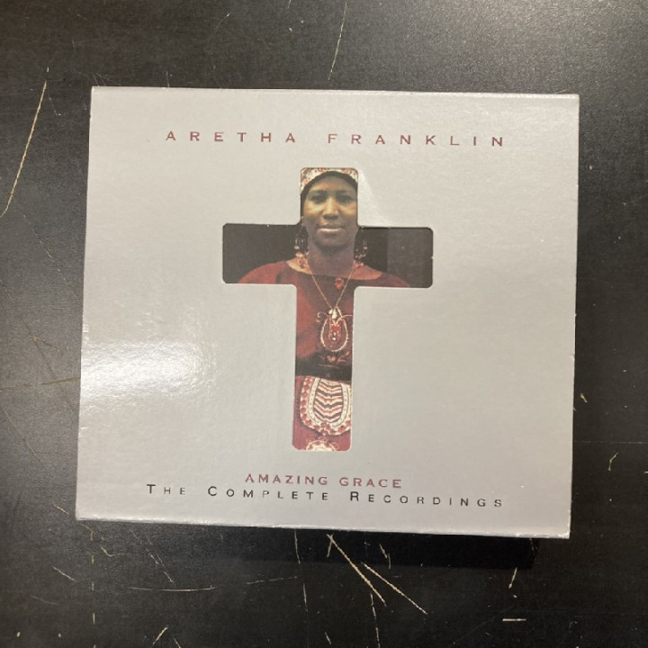 Aretha Franklin - Amazing Grace (The Complete Recordings) (remastered) 2CD (VG-VG+/VG+) -gospel-