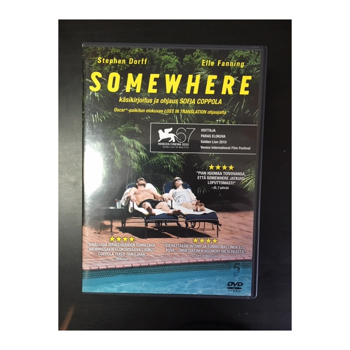 Somewhere DVD (VG+/M-) -komedia/draama-