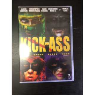 Kick-Ass DVD (M-/M-) -toiminta/komedia-