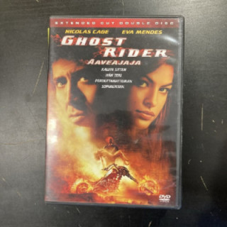 Ghost Rider - Aaveajaja (extended cut) 2DVD (VG+/M-) -toiminta-