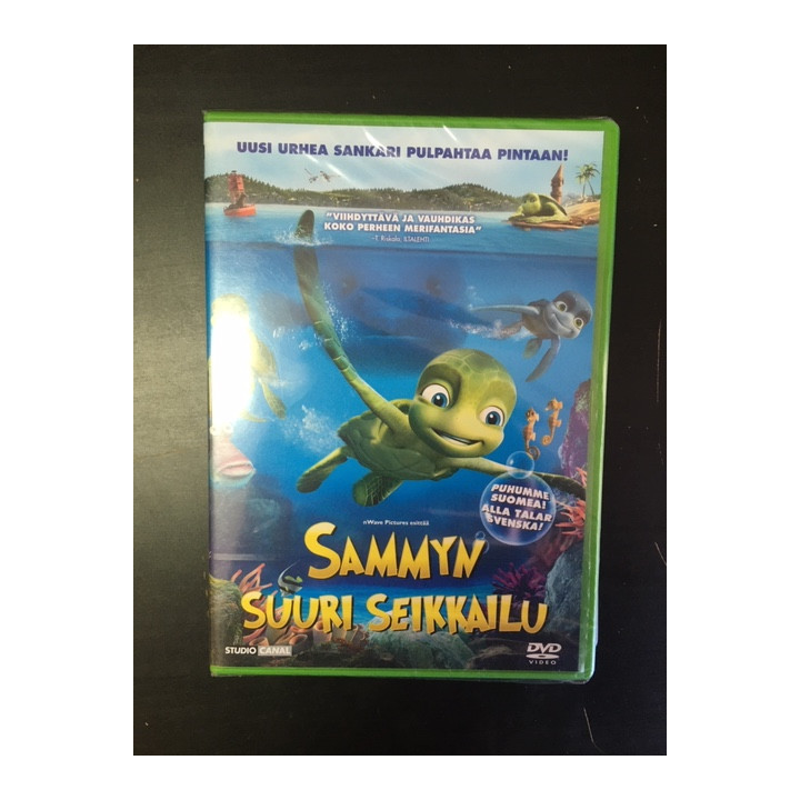 Sammyn suuri seikkailu DVD (avaamaton) -animaatio-