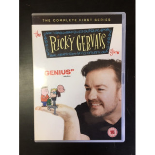 Ricky Gervais Show - Season 1 2DVD (VG+/M-) -tv-sarja- (ei suomenkielistä tekstitystä)