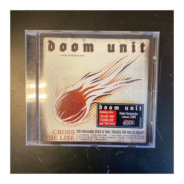 Doom Unit - Cross The Line CD (VG+/M-) -hard rock-