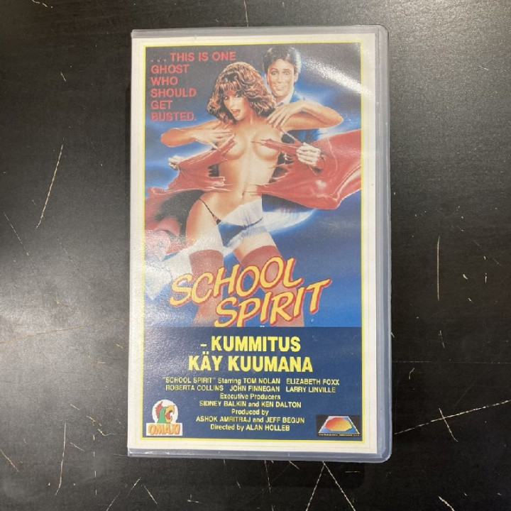 School Spirit - kummitus käy kuumana VHS (VG+/M-) -komedia-