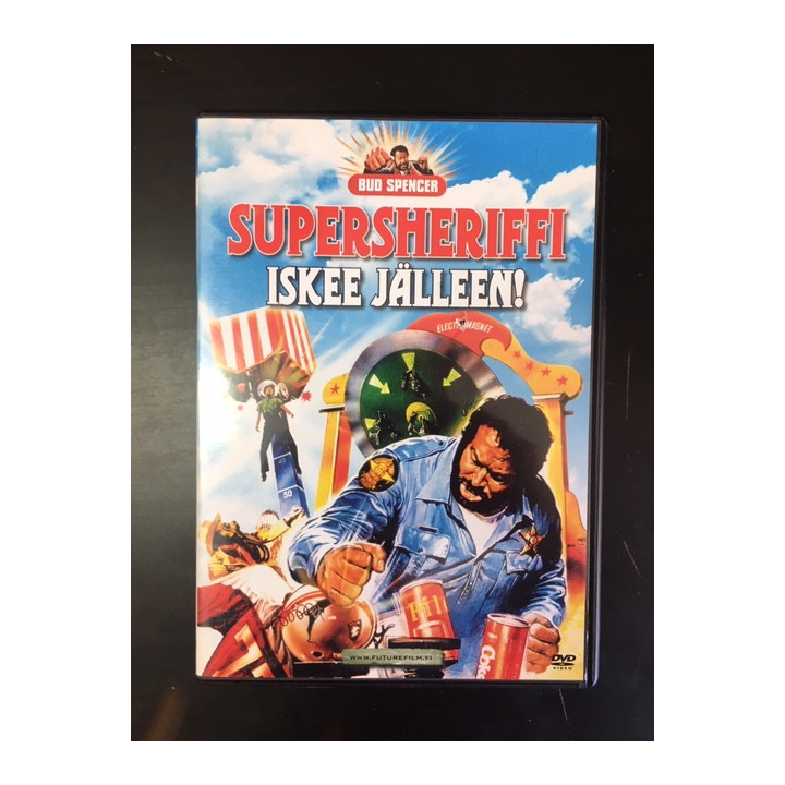 Supersheriffi iskee jälleen! DVD (M-/VG+) -toiminta/komedia-