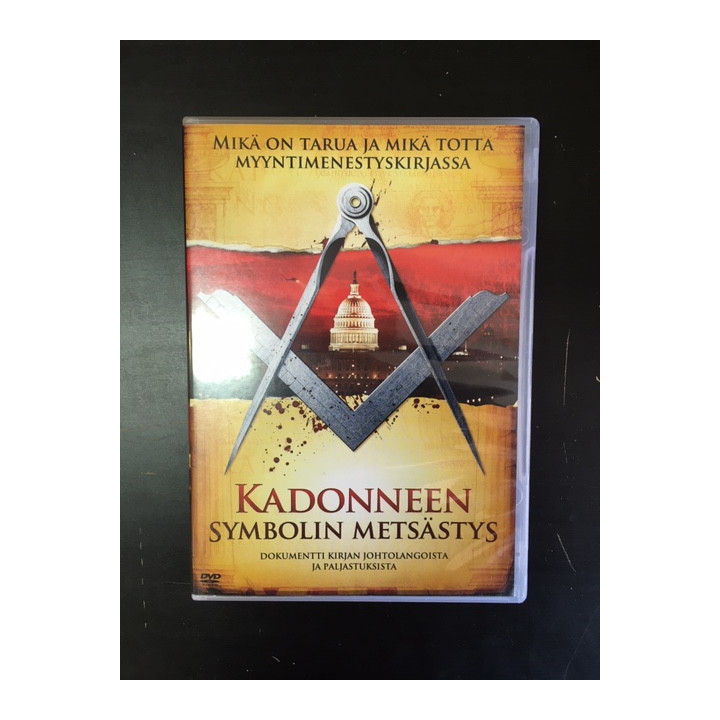 Kadonneen symbolin metsästys DVD (M-/M-) -dokumentti-