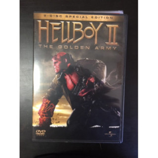 Hellboy II - The Golden Army (special edition) 2DVD (VG+/M-) -toiminta/fantasia-