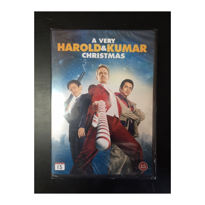 Very Harold & Kumar Christmas DVD (avaamaton) -komedia-