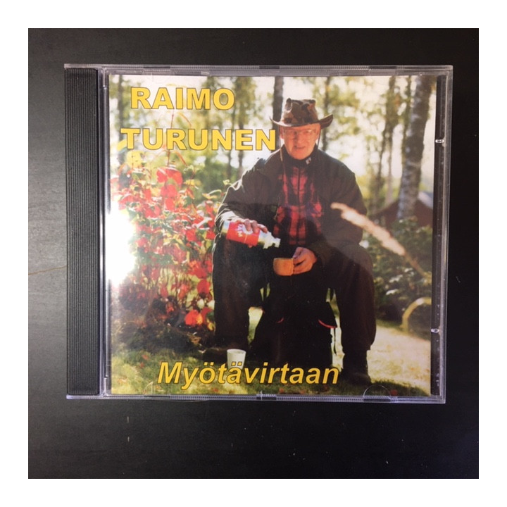 Raimo Turunen - Myötävirtaan CD (VG+/VG+) -iskelmä-