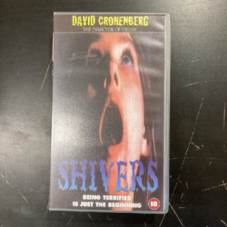 Shivers VHS (VG+/M-) -kauhu- (ei tekstitystä)