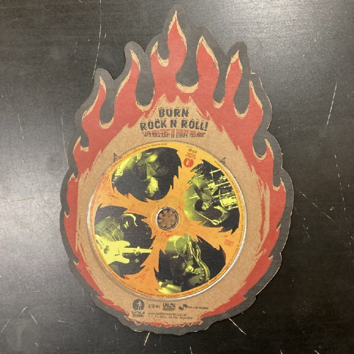 Flaming Sideburns - Burn Rock N Roll (limited die cut edition) CD (VG+/M-) -garage rock-