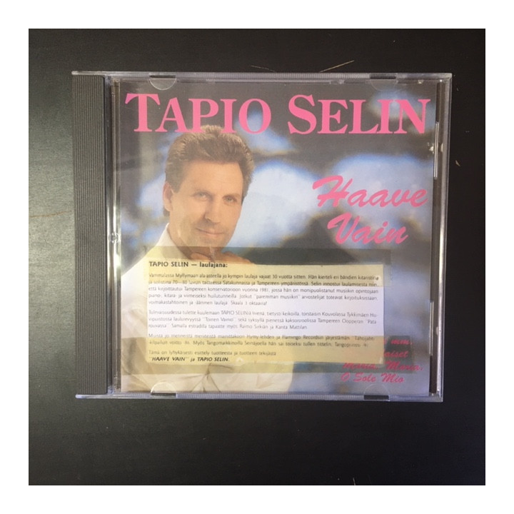 Tapio Selin - Haave vain CD (VG+/VG) -iskelmä-