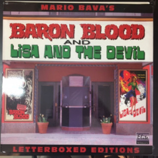 Baron Blood / Lisa And The Devil LaserDisc (VG+-M-/M-) -kauhu-