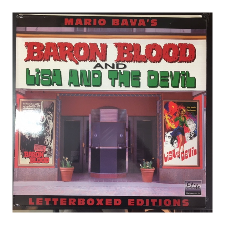 Baron Blood / Lisa And The Devil LaserDisc (VG+-M-/M-) -kauhu-