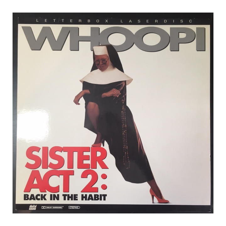 Sister Act 2 - Back In The Habit LaserDisc (VG+-M-/VG+) -komedia-