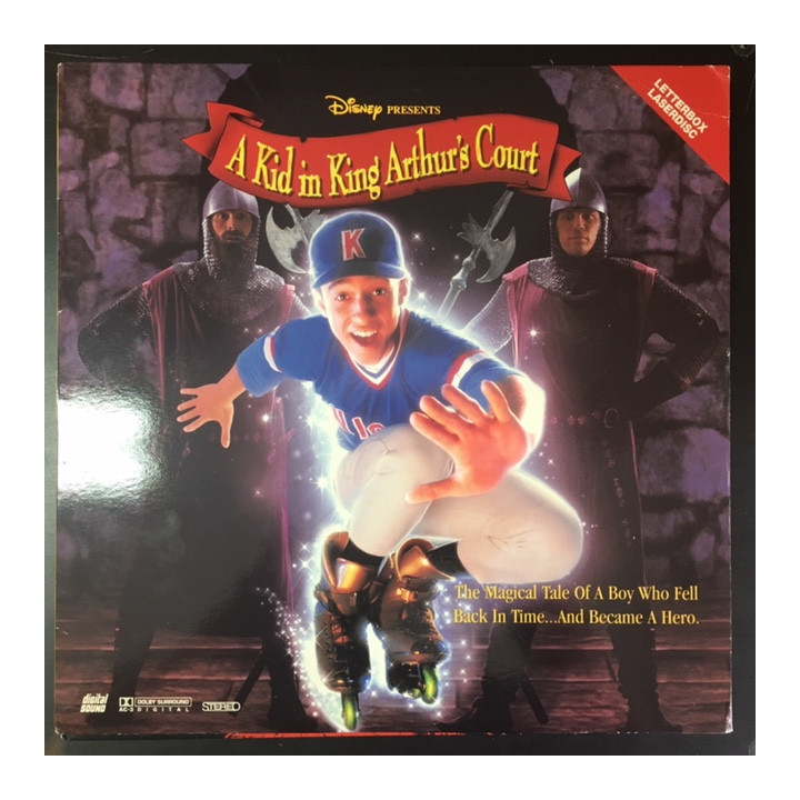 Kid In King Arthur's Court LaserDisc (VG/VG+) -seikkailu/komedia-