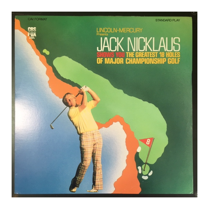 Jack Nicklaus - The Greatest 18 Holes In Golf LaserDisc (VG+/VG+) -urheilu-